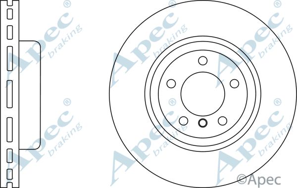 APEC BRAKING stabdžių diskas DSK2848